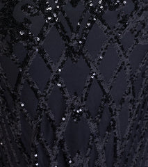 Esmeralda Halter Mermaid Sequin Formal Dress