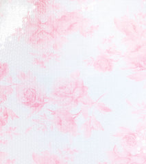 Farryn Lace-Up Mermaid Floral Sequin Formal Dress