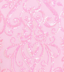 Yasmin Cutout Back Mermaid Sequin Formal Dress