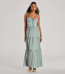 Casually Chic Sleeveless Ruffled Maxi Dress