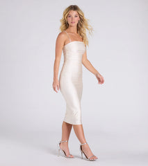 Impressive Beauty Bodycon Midi Dress