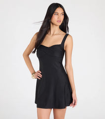 Flirty Night Out A-Line Mini Dress