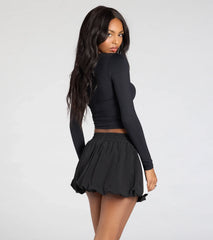 Start With The Basic V-Neck Crop Top