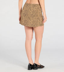Purrfectly On Trend Leopard Mini Skort