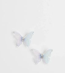 Fabulous Flare Butterfly Statement Earrings