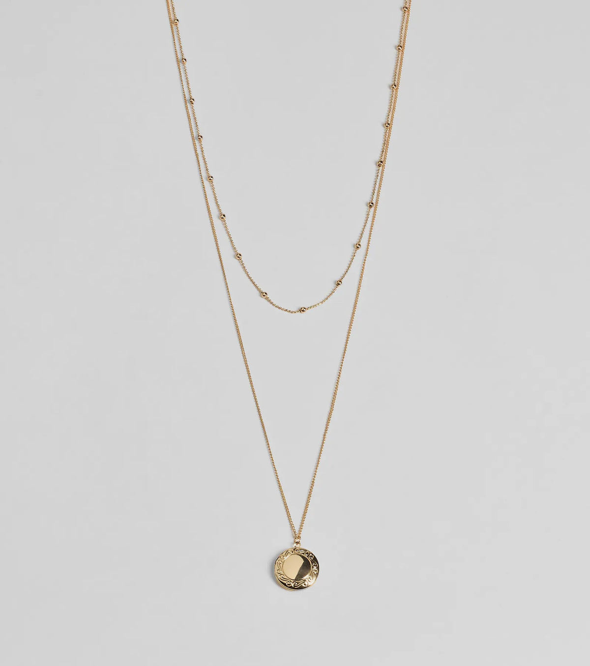 Forever Yours Layered Locket Necklace