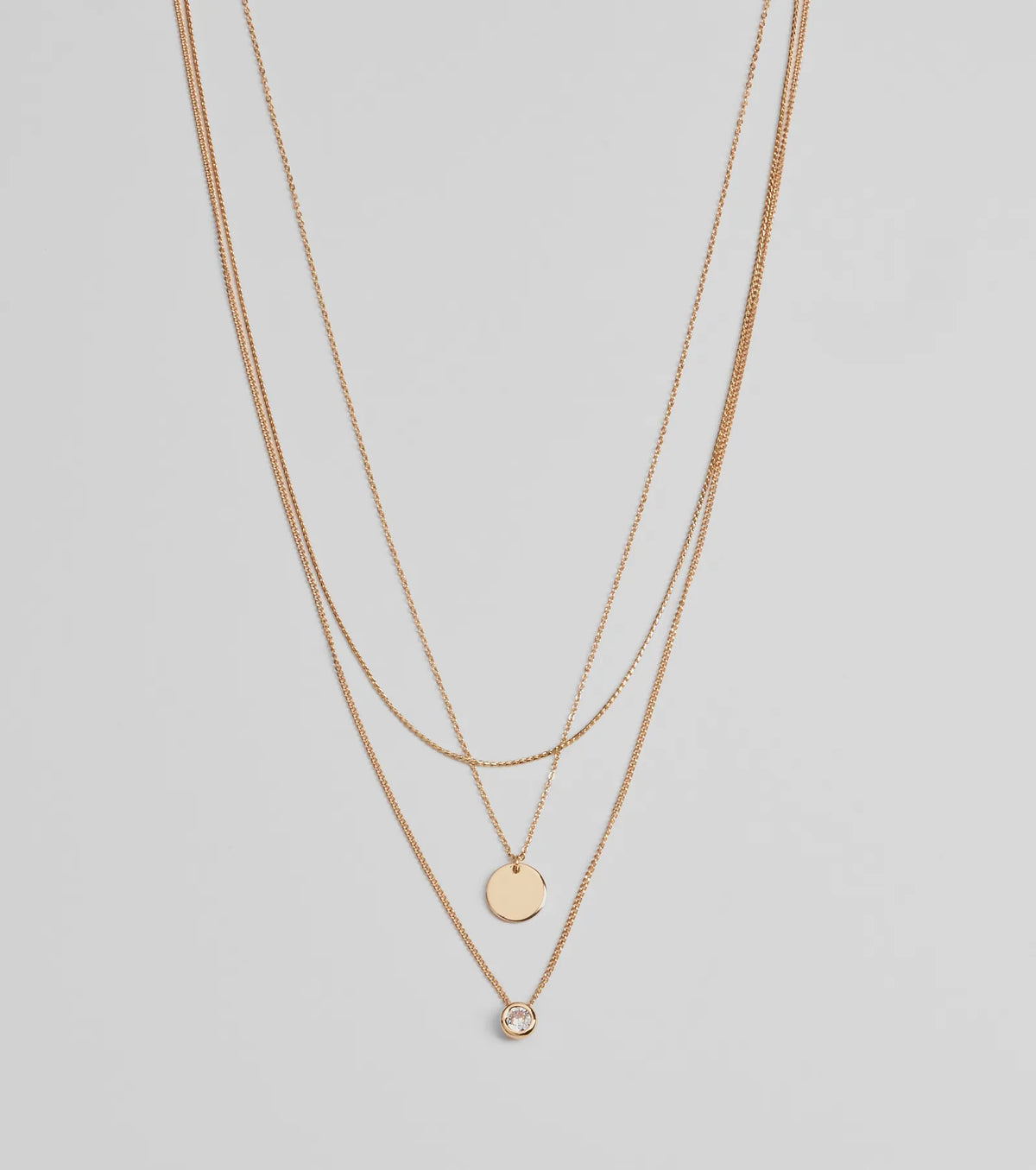 Fab Statement Layered Rhinestone Necklace Set
