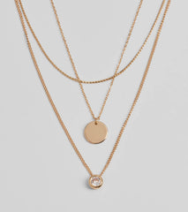 Fab Statement Layered Rhinestone Necklace Set