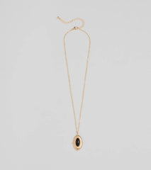 Elevated Classic Pendant Chain Necklace
