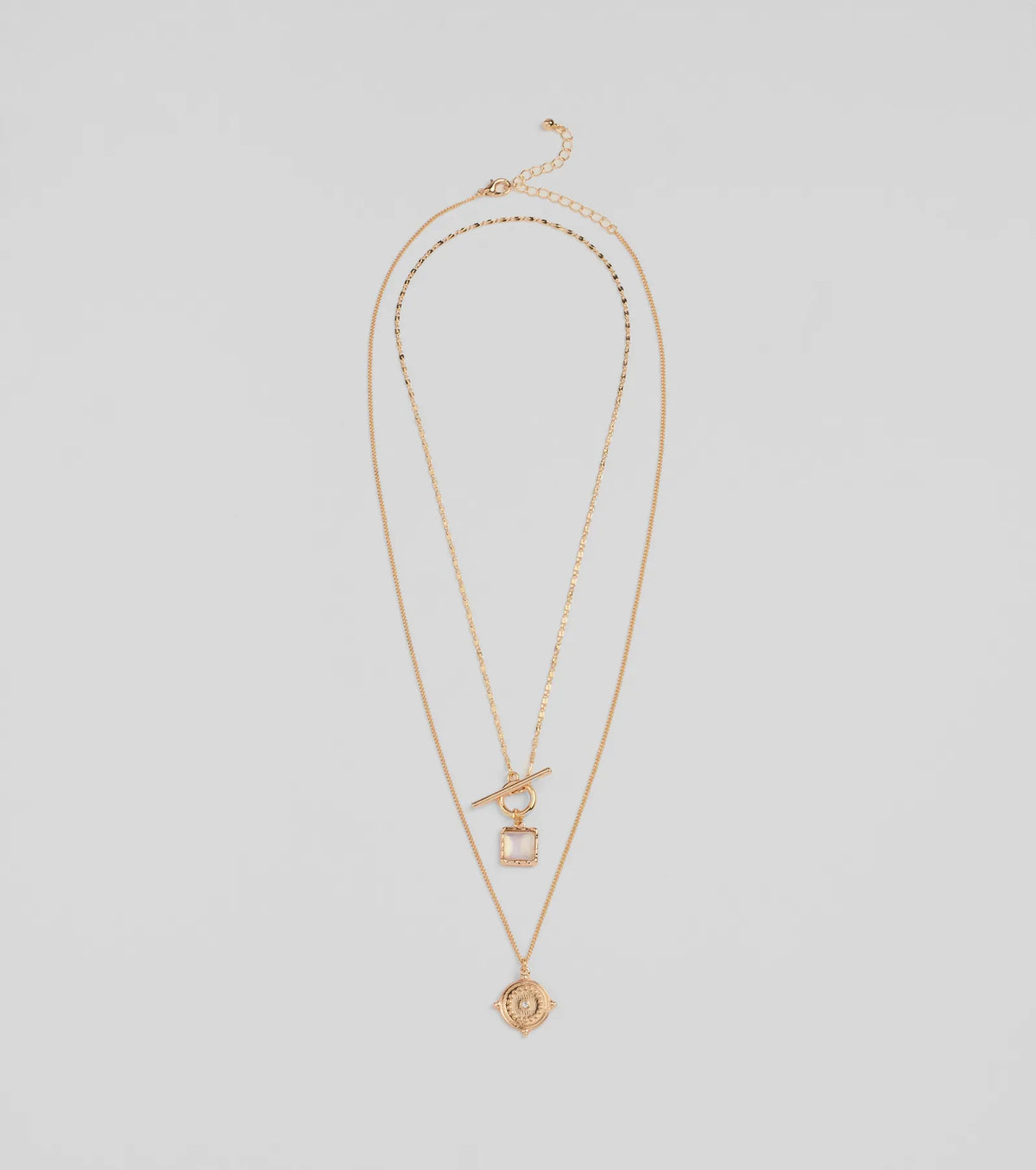 Layered Treasure Necklace With Pendants