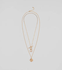 Layered Treasure Necklace With Pendants