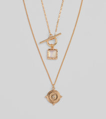 Layered Treasure Necklace With Pendants