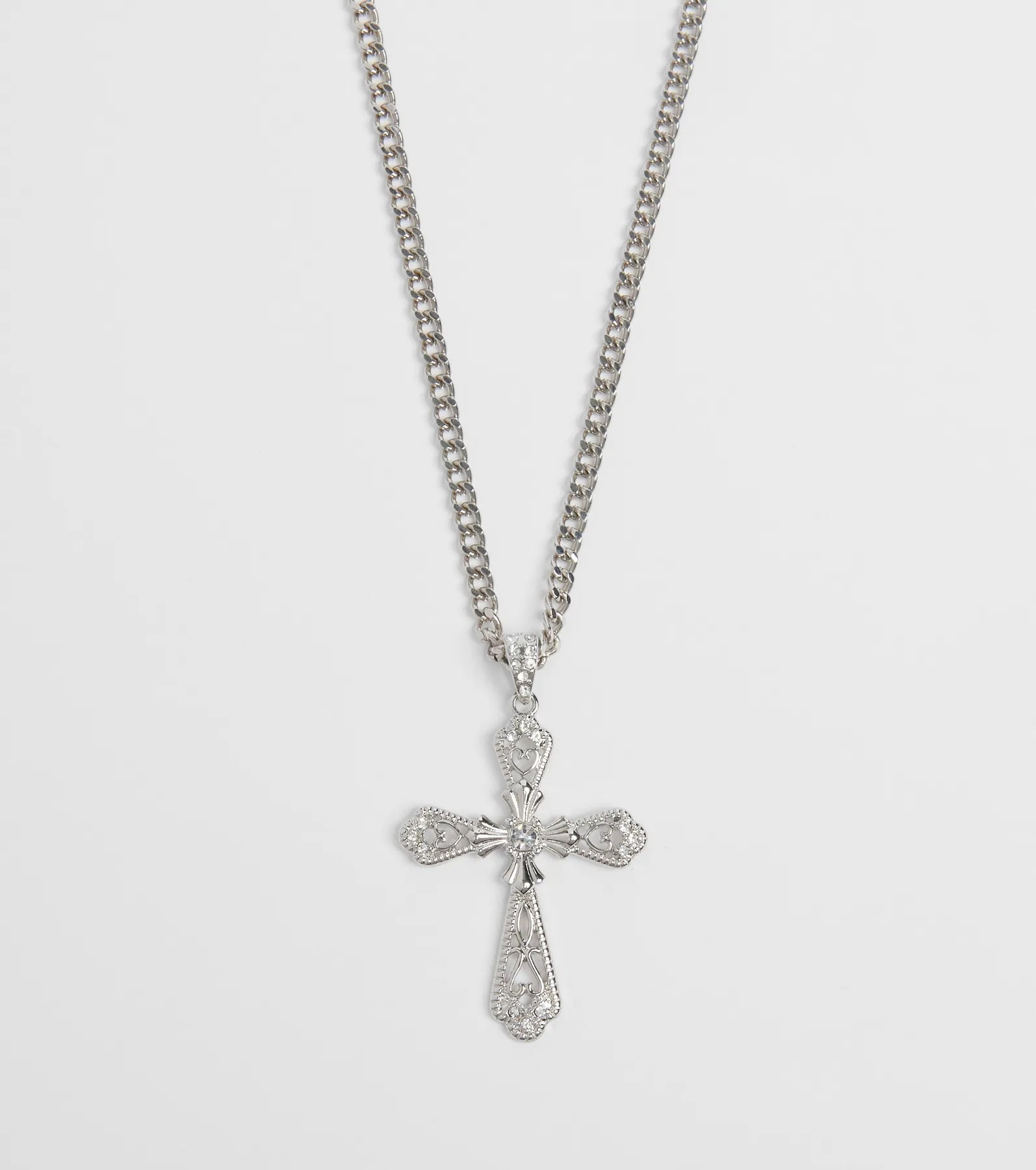 Simply Blessed Statement Cross Necklace