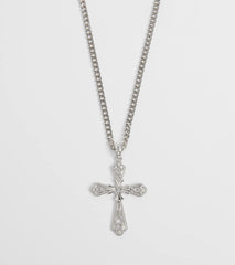 Simply Blessed Statement Cross Necklace