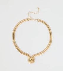 Sleek And Bold Snake Chain Necklace