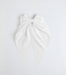 Glitzy Chic Large Rhinestone Bow