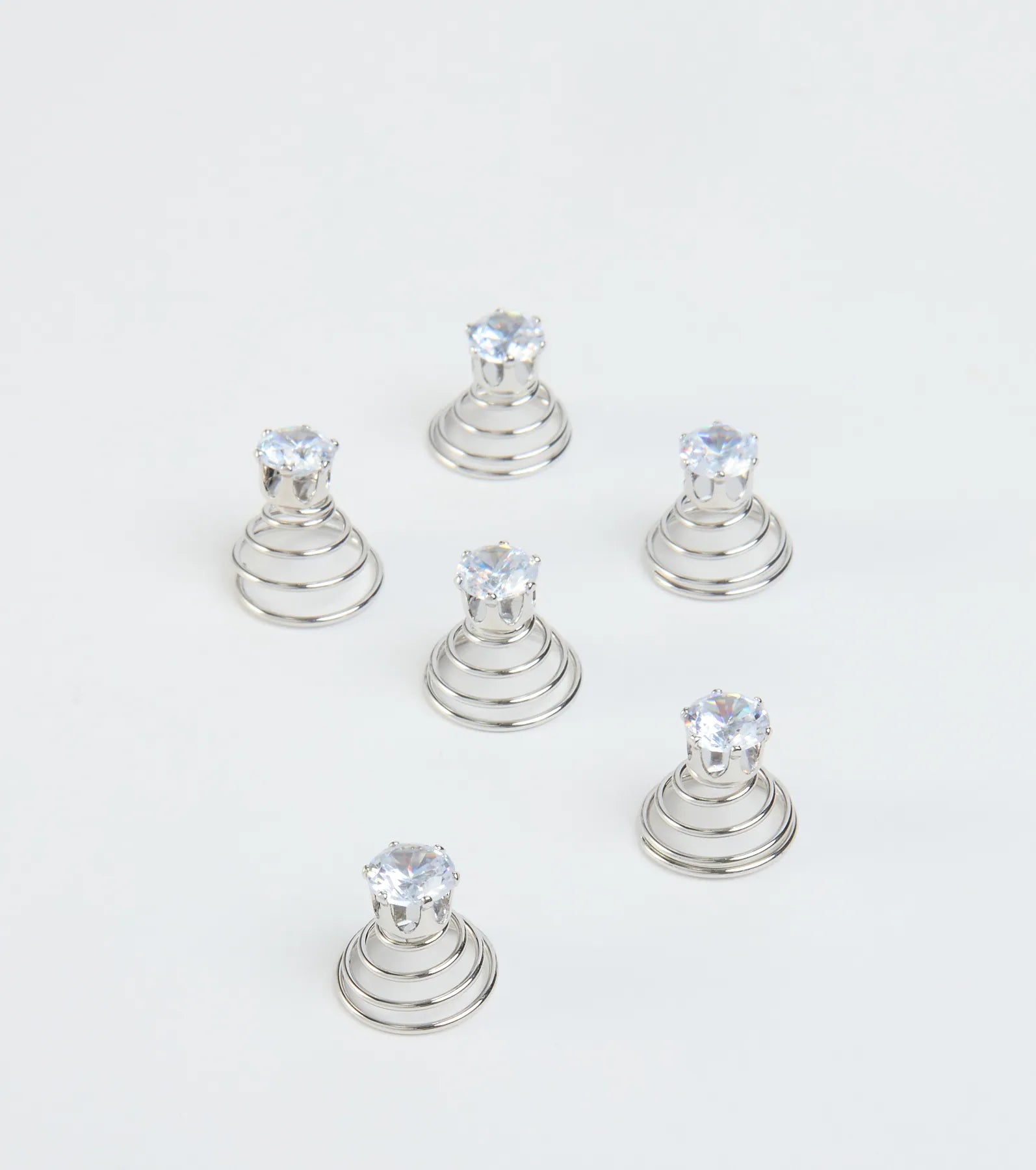 Tressed Up Rhinestone Swirl Hair Twists
