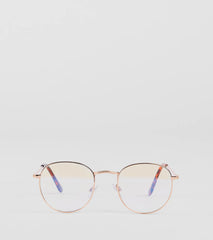 Busy Bee Blue Light Round Glasses