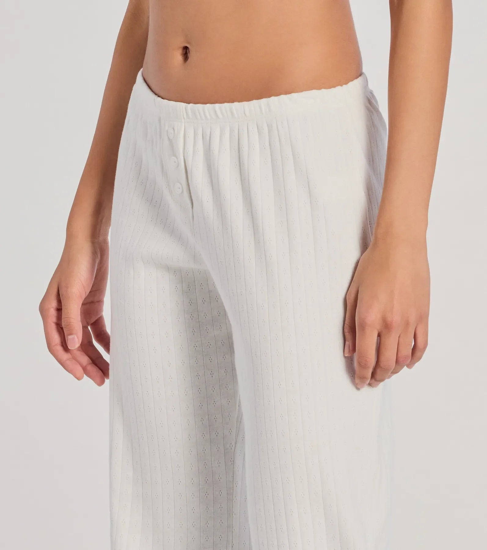 Sleeping Cute Mid-Rise Button Pajama Pants