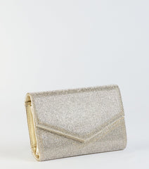 Stunning Glam Rhinestone Envelope Wristlet