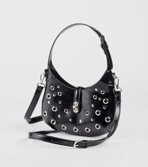 Cool Girl On The Block Studded Shoulder Bag