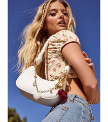 All The Vibes Braided Strap Shoulder Bag