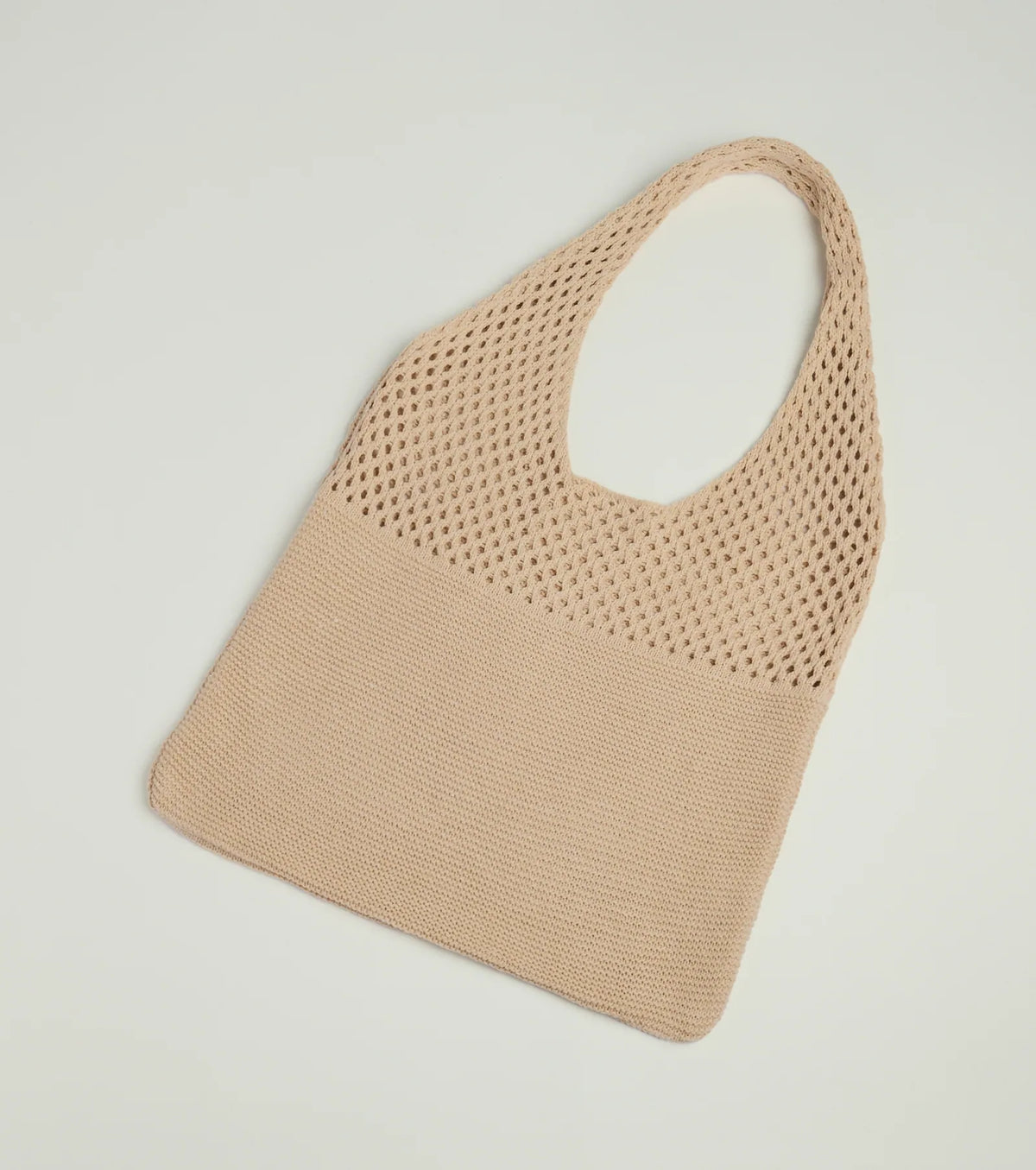 Effortless Weekend Vibes Crochet Knit Tote Bag