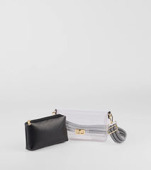 Clearly Trendy Crossbody Bag