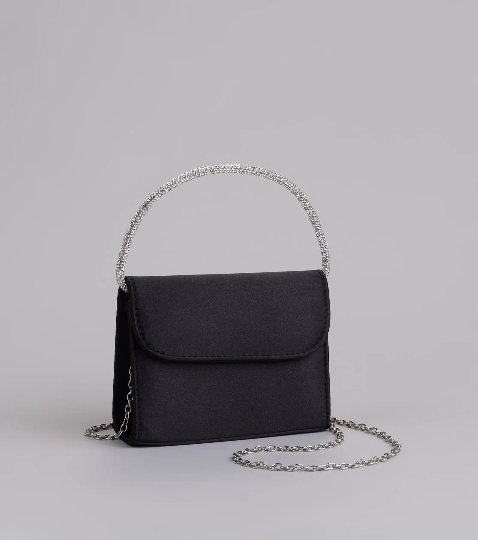 Stylish Endeavor Rhinestone Top Handle Handbag