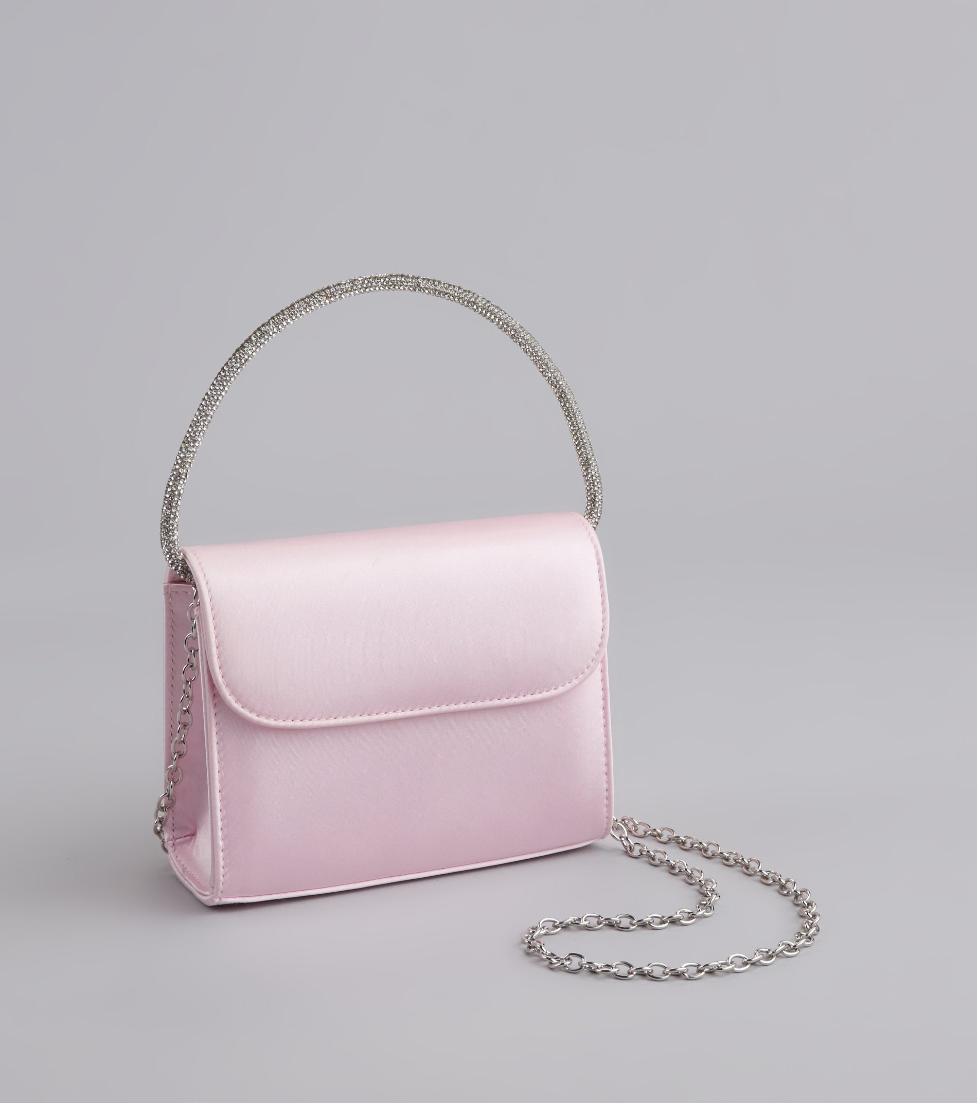 Stylish Endeavor Rhinestone Top Handle Handbag