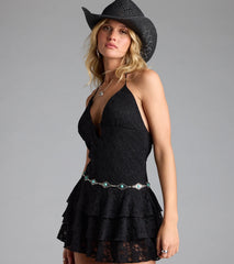 Southern Wind Statement Concho Chain Belt