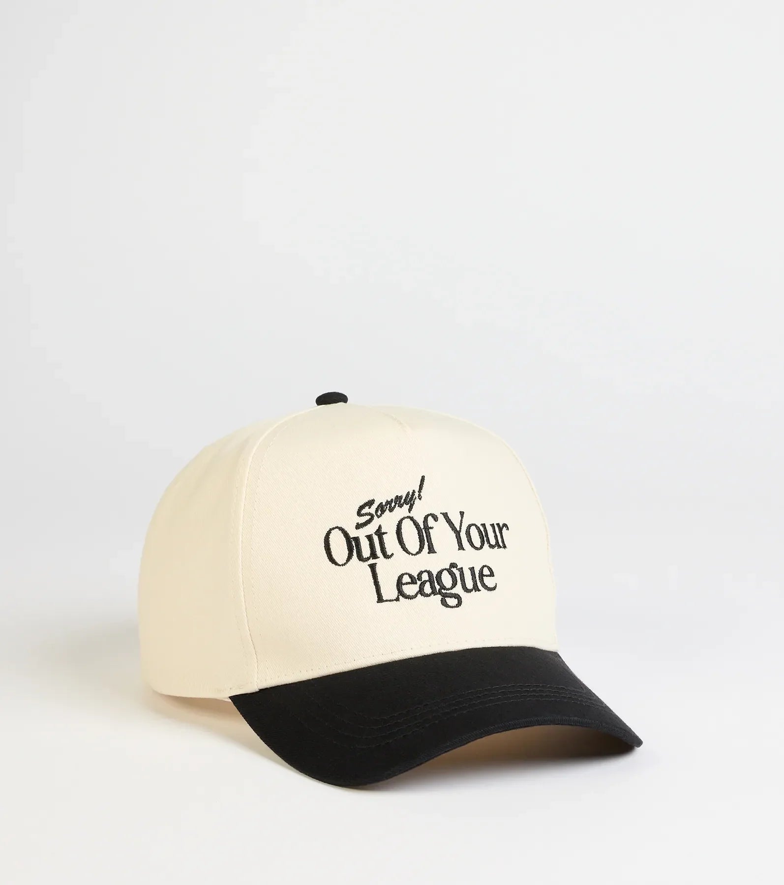 Sorry Out Of Your League Baseball Cap