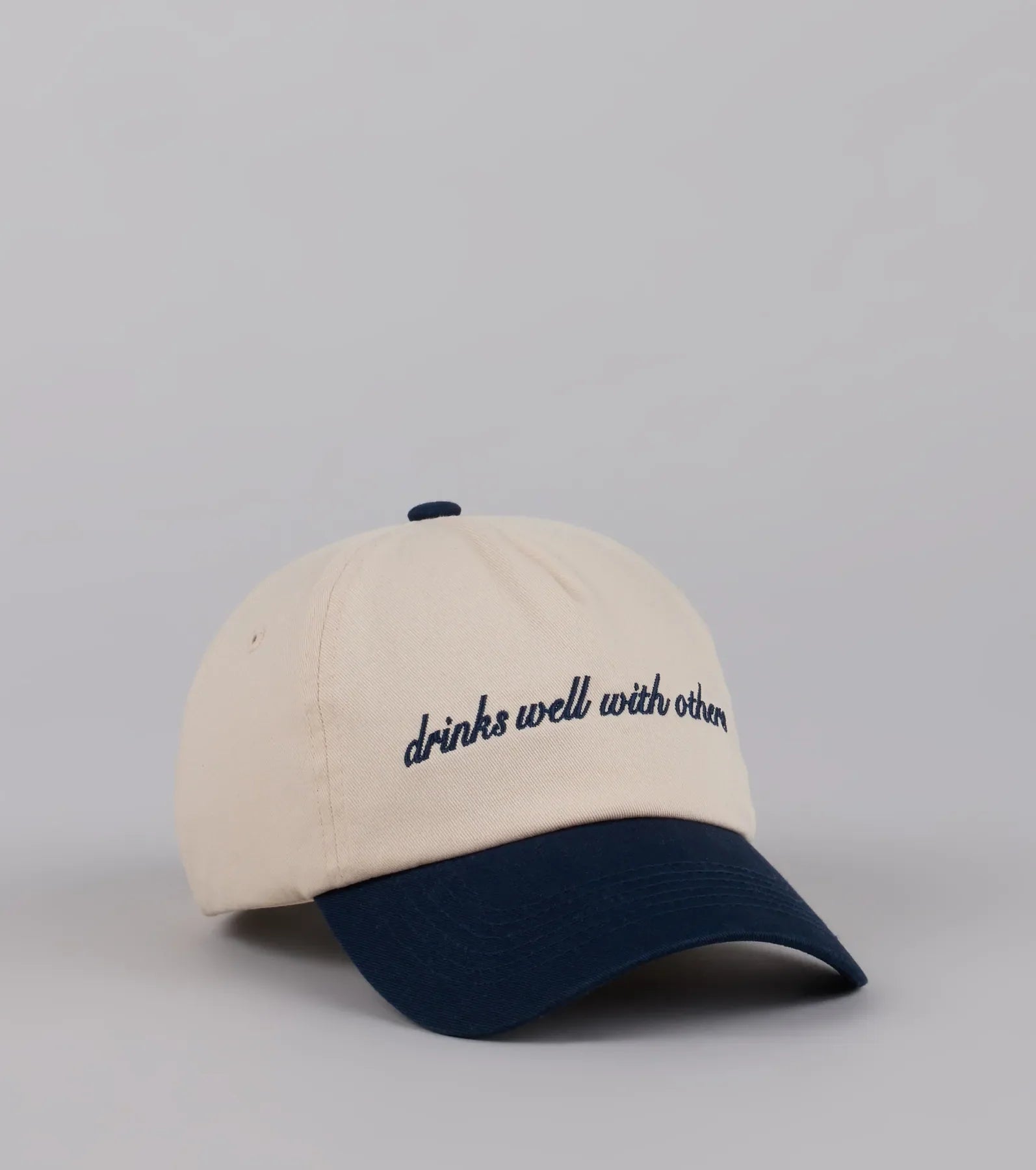 Drinks Well With Others Baseball Cap
