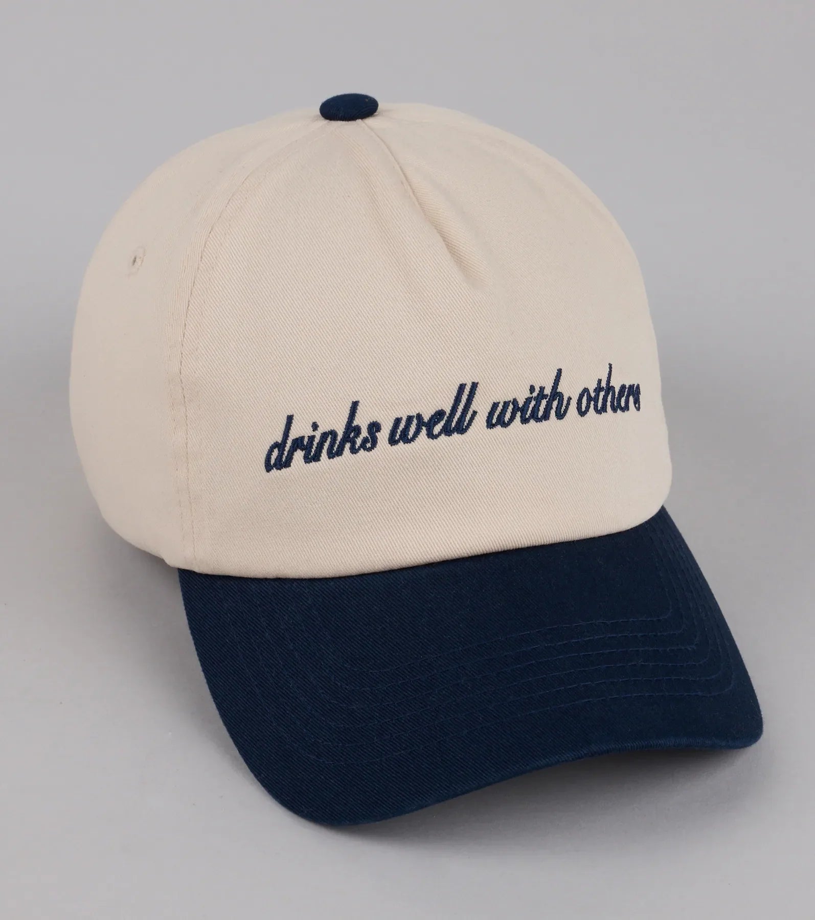 Drinks Well With Others Baseball Cap