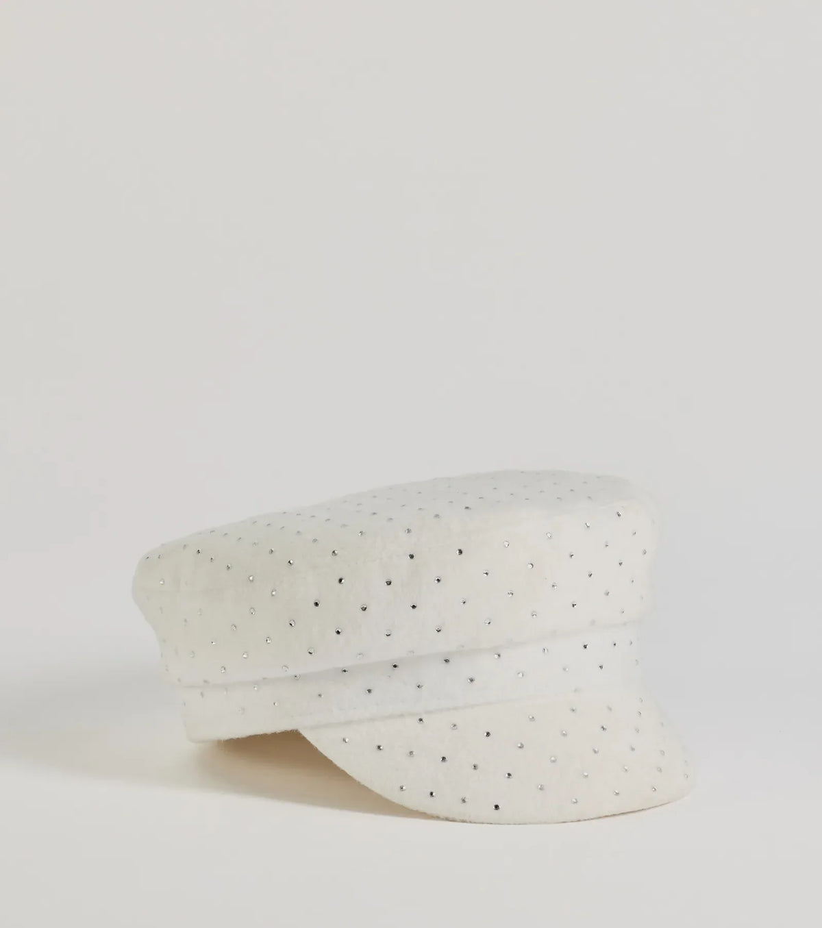 Glam Aura Rhinestone Cabbie Hat