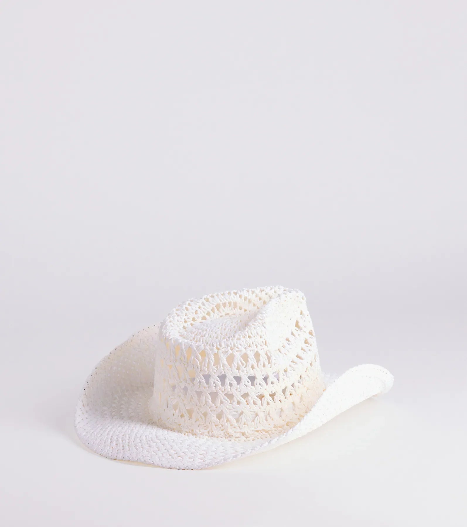 Beachy Chic Beaded Straw Cowboy Hat