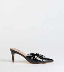Sweetest Gift Closed Toe Bow Stiletto Pumps