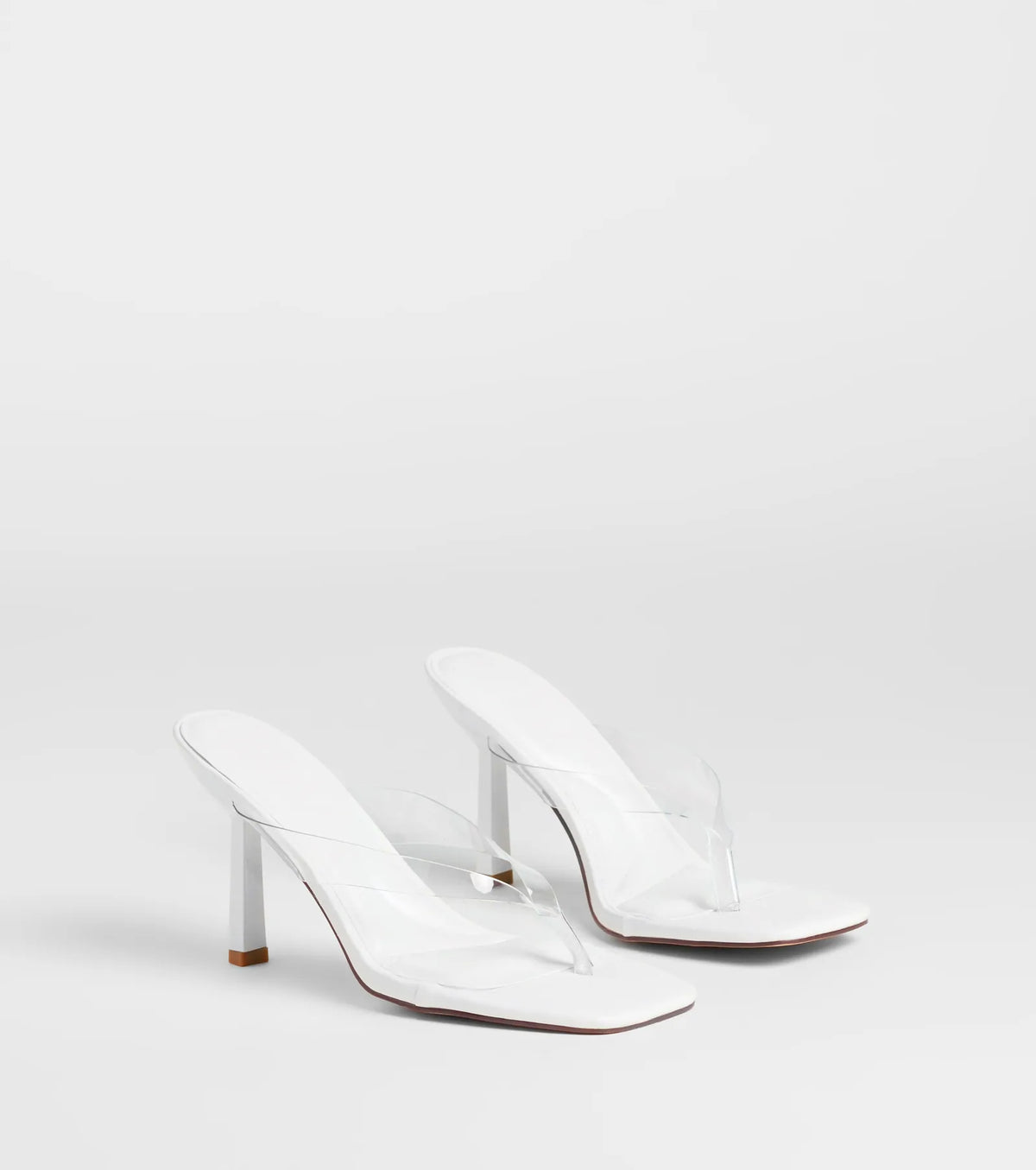 Sleek And Stunning Thong Stiletto Mules
