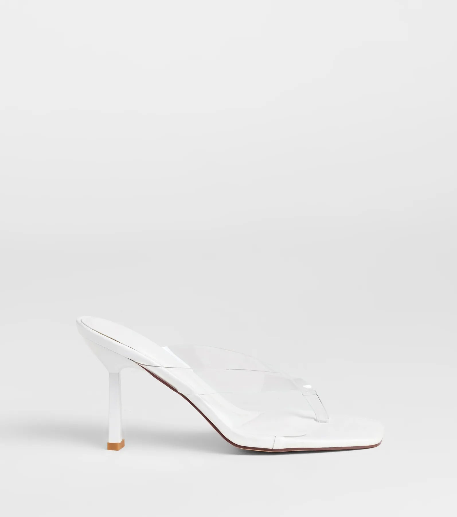 Sleek And Stunning Thong Stiletto Mules
