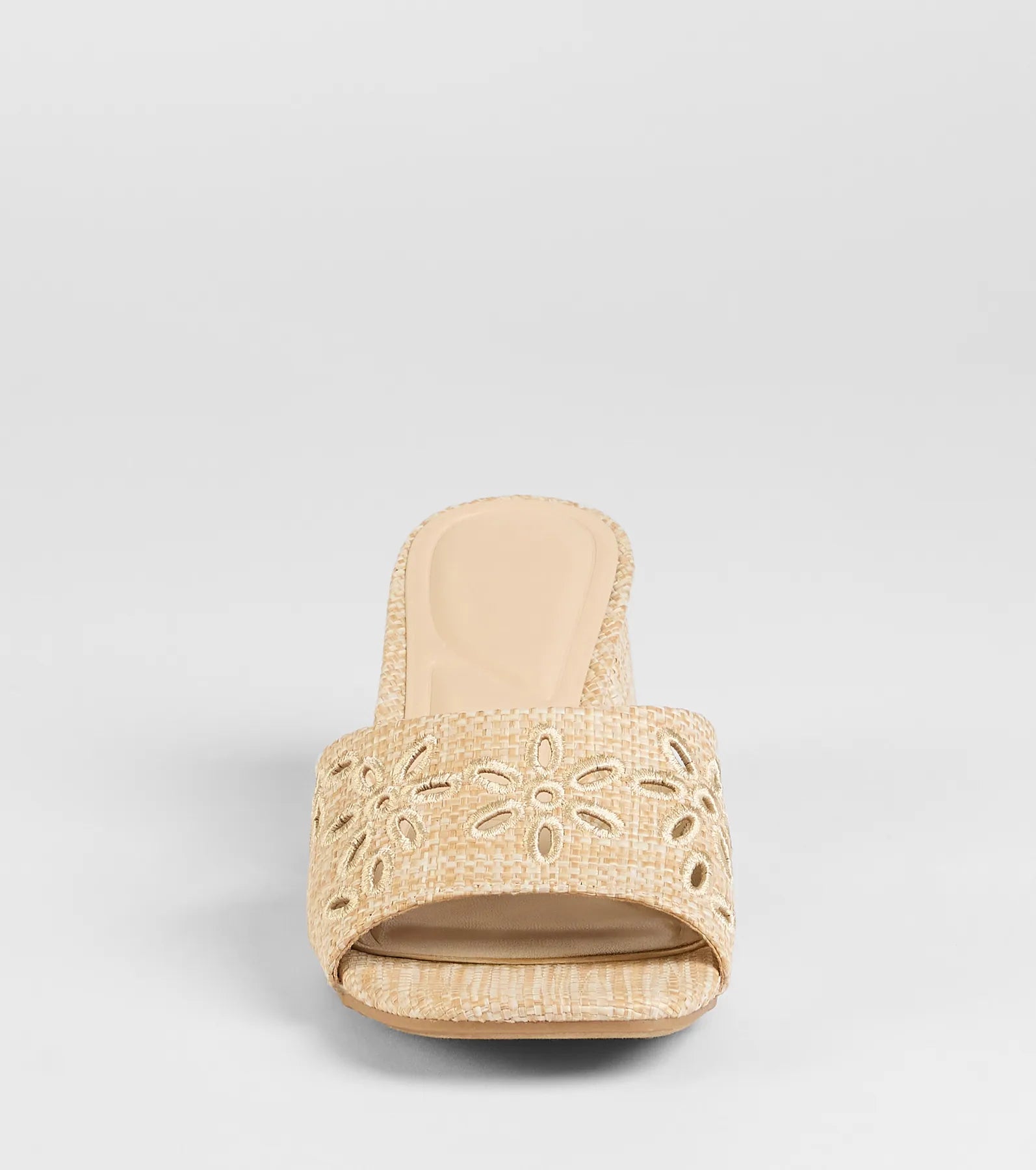 Perfect Pair Cutout Block Heel Mules