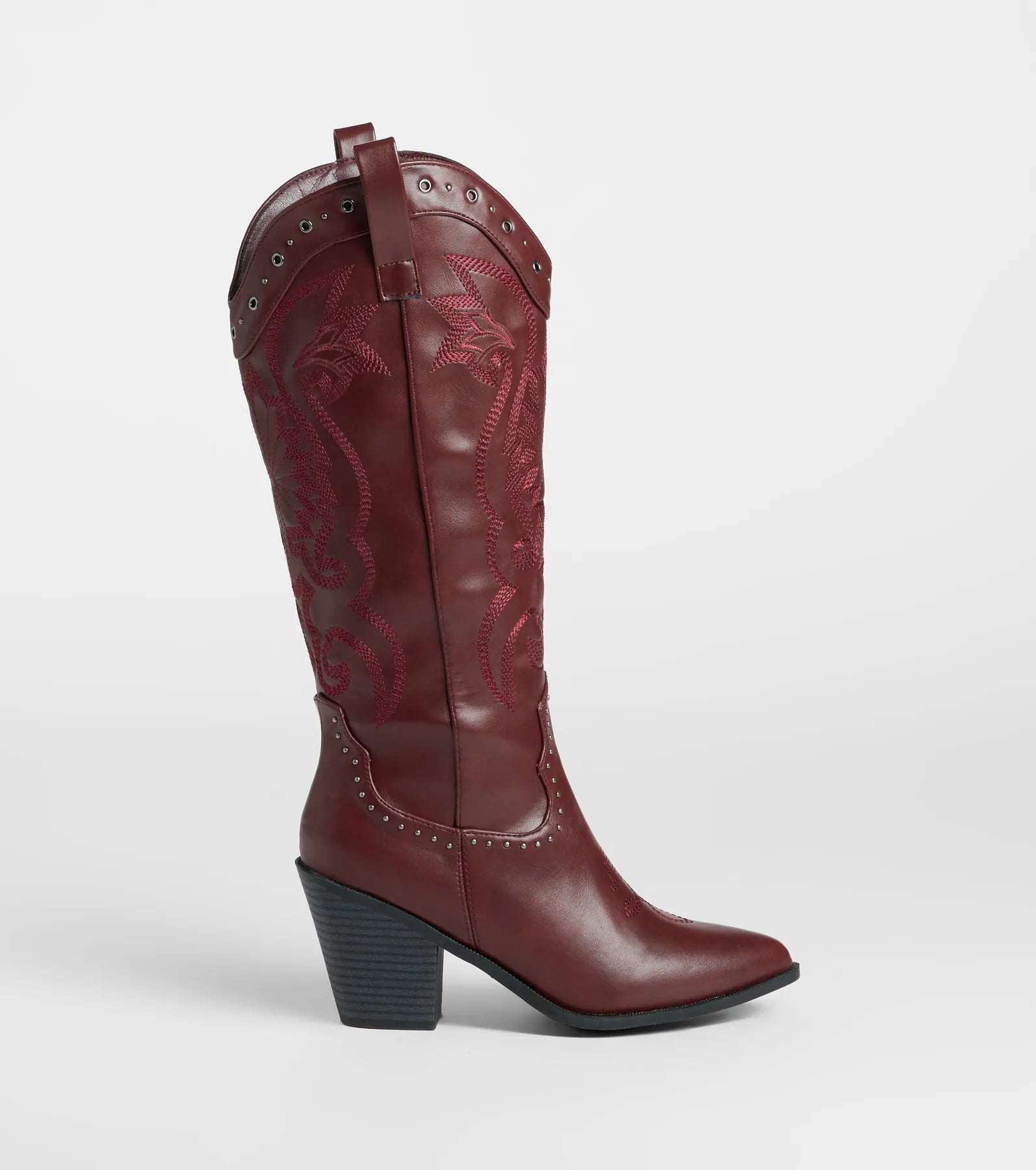 Back In The West Studded Cowboy Boots