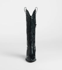Back In The West Studded Cowboy Boots