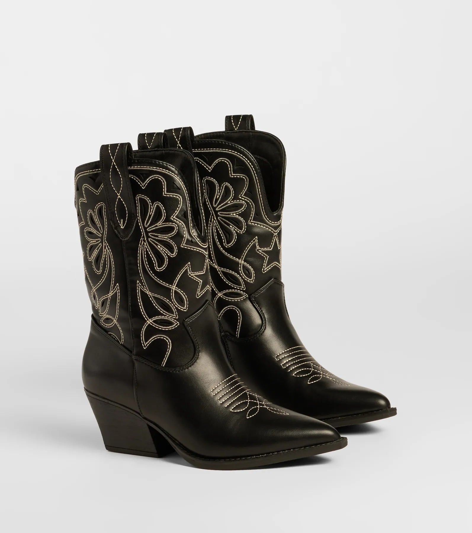Saddled Up Western Embroidered Cowboy Boots