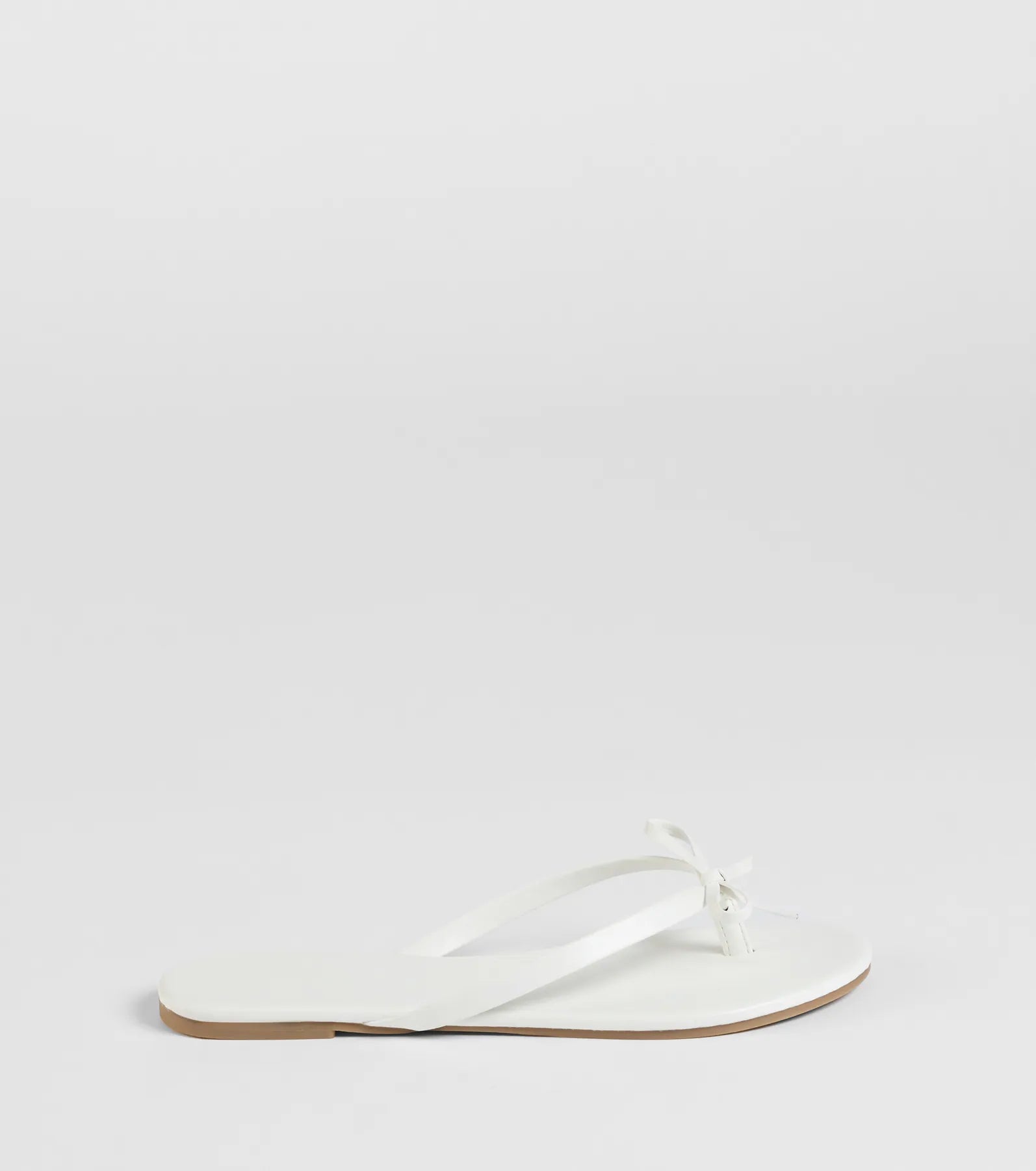 Perfect Pair Bow Detail Thong Strap Sandals