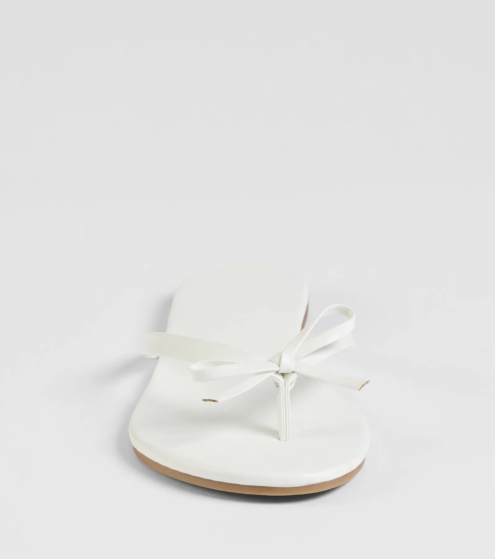 Perfect Pair Bow Detail Thong Strap Sandals