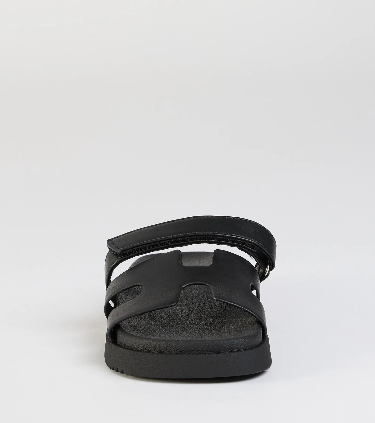 Sunny Vibe Cutout Strappy Slide Sandals