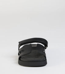 Sunny Vibe Cutout Strappy Slide Sandals