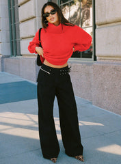 Paltrow Cargo Jeans Black