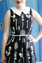 Retro Mod Collared Dress Anatomically Correct