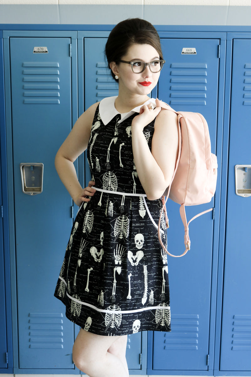 Retro Mod Collared Dress Anatomically Correct